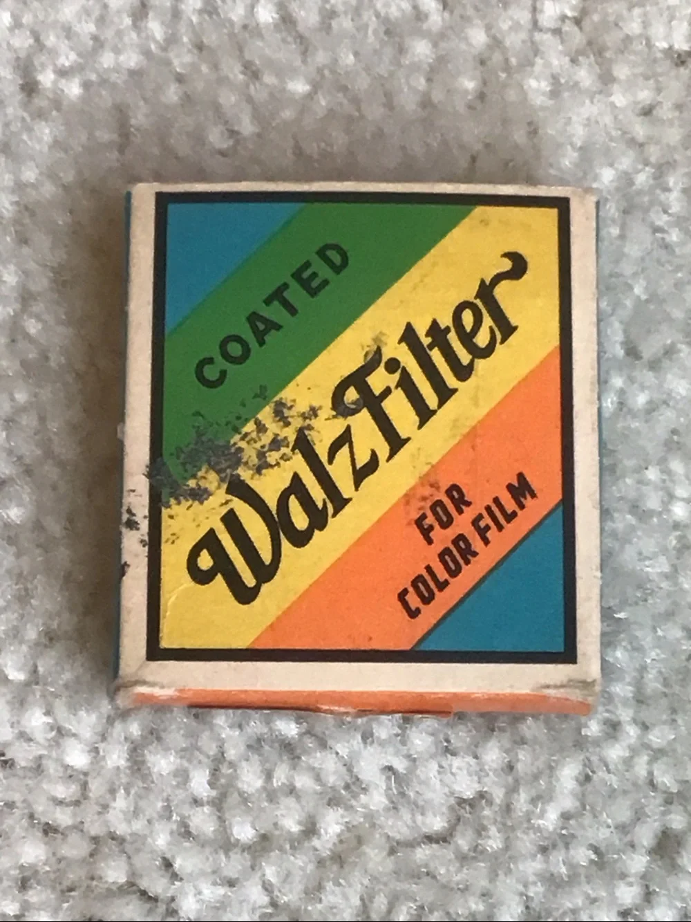 Vintage Walz Filter for Color Film with Original Packaging, Type F (85C)